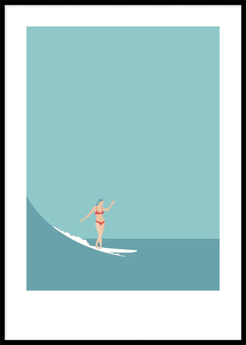 Surf Girl - Teal